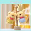 Keychain Dog Maltese Plush Toy Animal Doll Cartoon Decoration Pendant Gifts