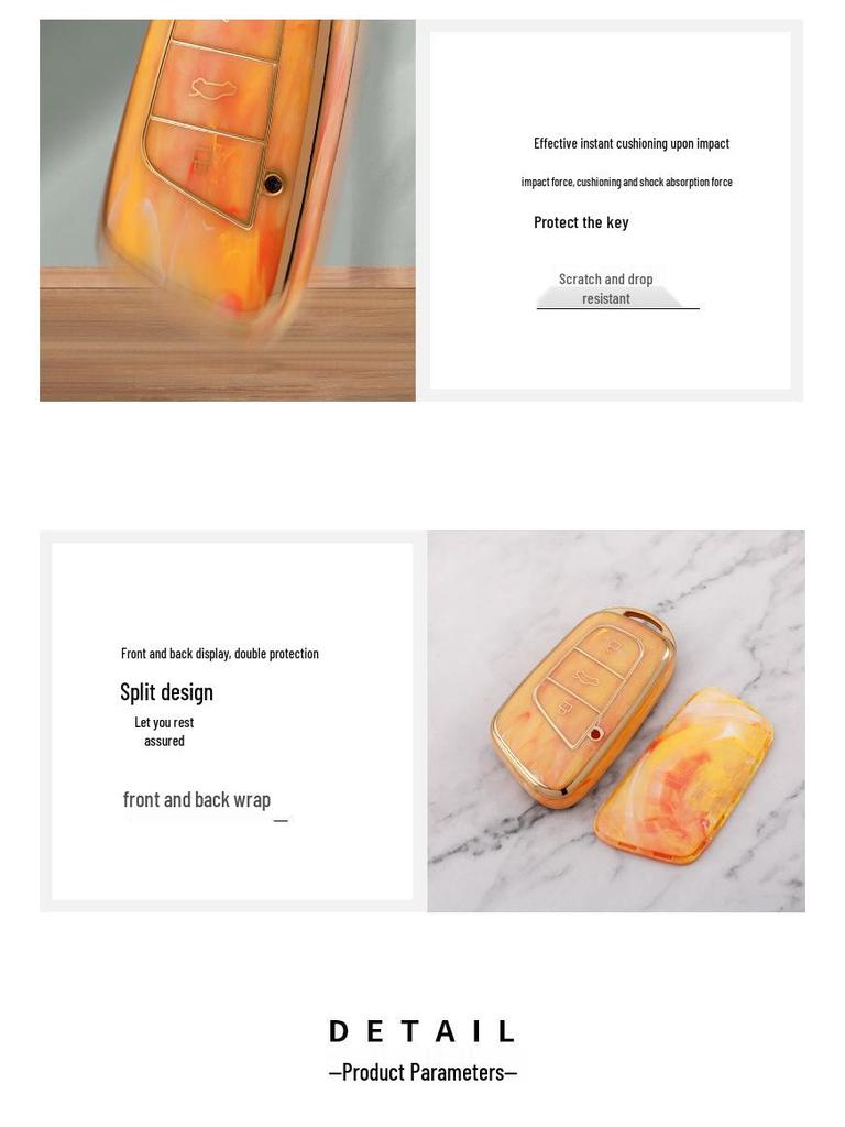 Чехол для ключа Chery для Ant, Arrizo, Big Ant Pro, Tiggo - Защита ТПУ