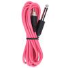 5.9 футов RCA Тату Клип-корд Профессиональный Гибкий Силиконовый Клип-корд для Тату-машинки Аксессуары Розовый