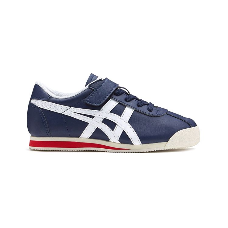 ONITSUKA TIGER Corsair Удобные Универсальные Низкие Детские Повседневные Кроссовки Детские кроссовки Темно-синие 1184A051-400