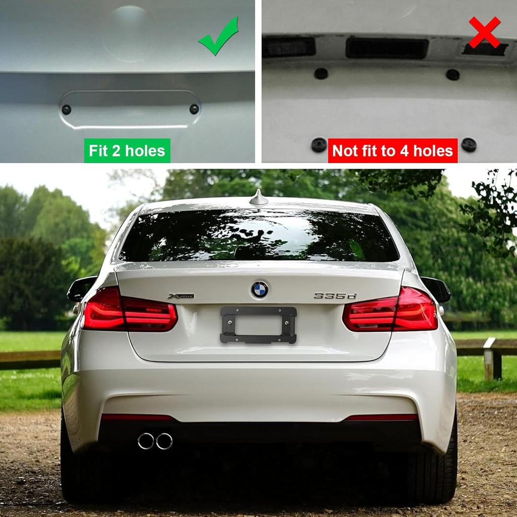 Кронштейн Держателя Заднего Номерного Знака Для BMW 1/2/ 3/5 / 6/ Серии X, 328I 323I 528I M3, Mini Cooper, Рамка для Номерного Знака Автомобиля на Бампер/Багажник С Винтами, Замена