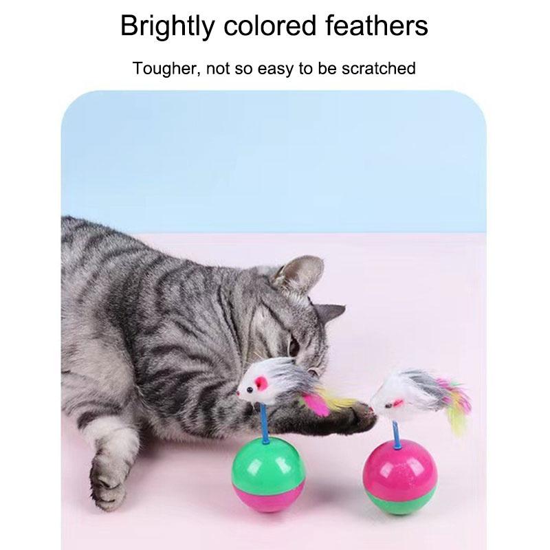 Игрушки для кошек Tumbler Mouse Игрушки для домашних животных Игрушка Roly Poly