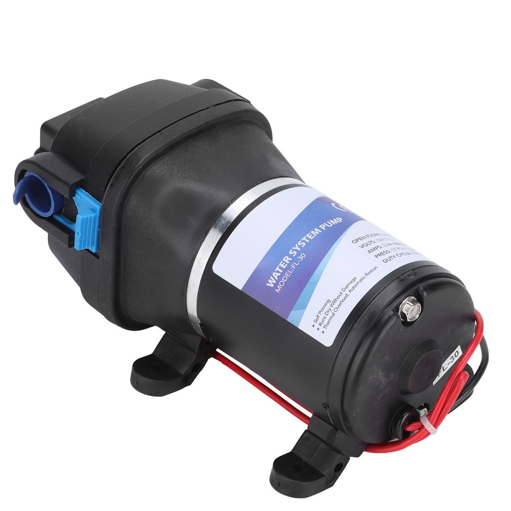 Водяной насос самовсасывающий уличный постоянного тока электрический инженерный пластик для автодома яхты FL30 12 В