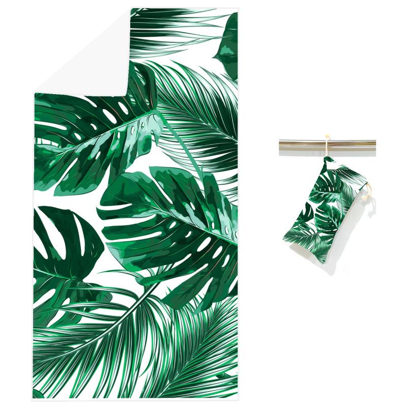 2025 Пляжное полотенце на шнурке и быстросохнущая сумка для банного полотенца