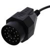 Пластиковый и металлический 20-контактный OBD1 автомобильный диагностический удлинительный кабель для BMW 1992 - 2001 E36