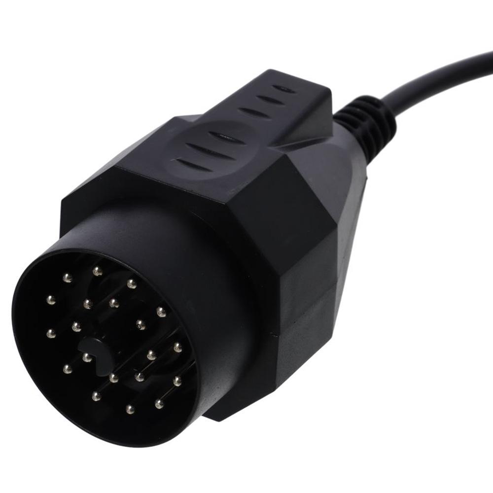 Пластиковый и металлический 20-контактный OBD1 автомобильный диагностический удлинительный кабель для BMW 1992 - 2001 E36