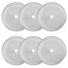 SHULLIN 6-Piece Replacement Filter Screen for 1000ml French Press, 80-Mesh Stainless Steel Mesh Replacement, Convenient French Press Filter Mesh for