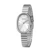 Women Quartz Oval Watch Stainless Steel Bamboo Strap Girl Student Leisure Wristwatch