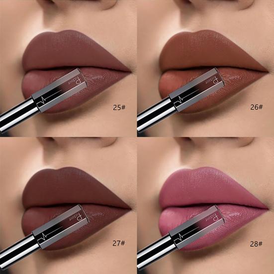 Несухой увлажняющий бальзам для губ, водонепроницаемый матовый, не размазывающийся блеск для губ, 6 г, легкий цветной макияж для губ