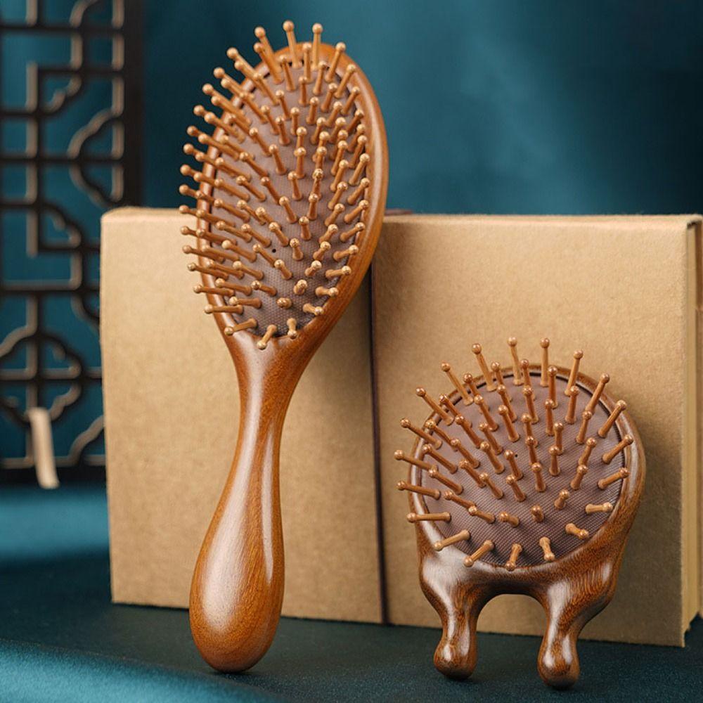 Anti Static Air Cushion Comb Scalp Massage Massage Wood Comb Luxurious Comb Brush Curly Hair