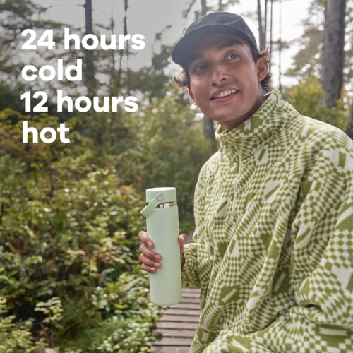 Wide Mouth 20oz (591ml) Stainless Steel Water Bottle with Aloe Vera, Insulated and Cold Water (Official Japanese Product)