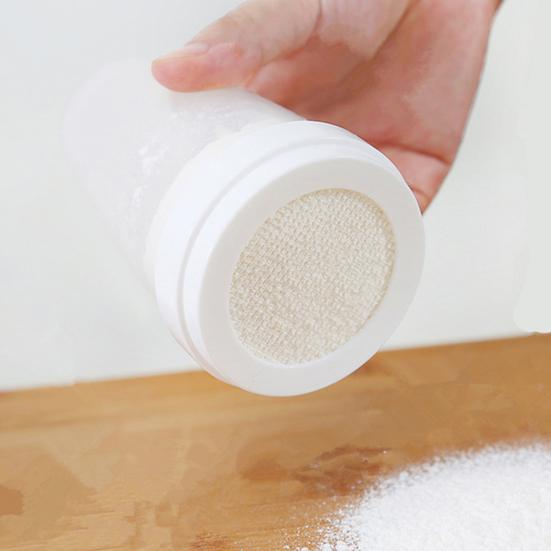 Прозрачный многоразовый просеиватель для порошка из полипропилена какао-муки для выпечки