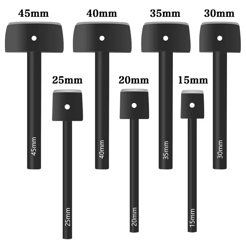 Leather Tool Kit Arc-Shaped Cutter Punch,Leather Craft Tools for Crafting Strap Belt, Wallet and Bag with 12 Sizes (3mm-50mm)