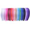20pcs/lot 1.5CM Wide Hair Hoop Head Bands For Women Kids Hairband Hair Accessories Satin Ribbon Hair Band Headband Makeup Sports
