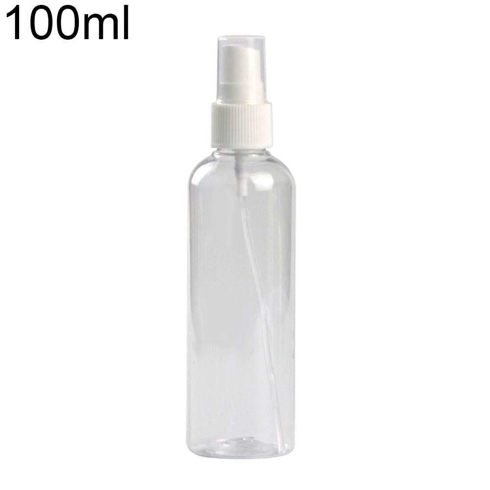 Portable Travel Transparent Plastic Empty Cosmetic Sample Spray Bottle Atomizer