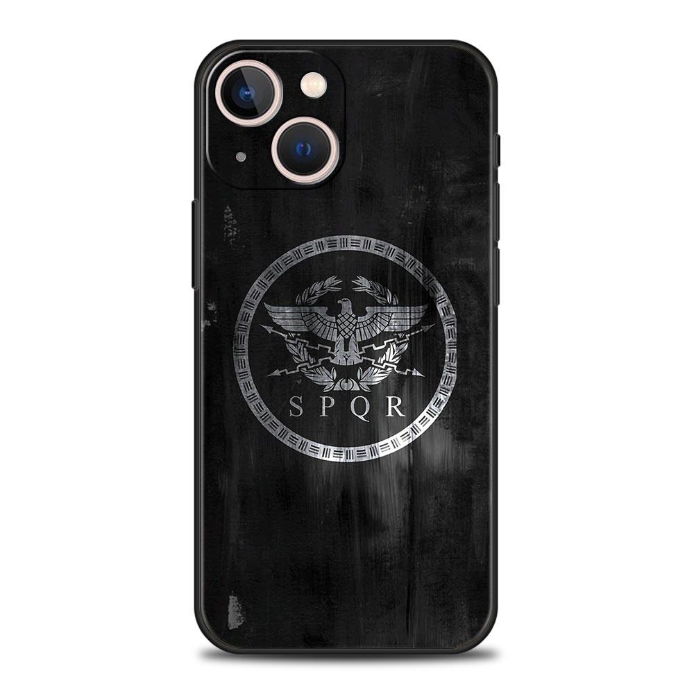 Чехол для телефона iPhone 17 16e 15 14 13 12 11 Pro Max SE 7 8 Plus Оболочка iPhone 16 Мягкий ТПУ Чехол Эмблема Римской Империи