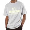 Oversized Summer Man tshirt Adventure Before Dementia Mountain Sunburst Short Sleeve Workout Round Neck Tshirt Teeshirt Male
