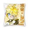 Квадратная наволочка Len Kagamine Чехол для подушки Подушка-подушка На молнии Декоративная Уютная Подушка для дома Гостиной