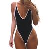 Summer Monokini Deep V Neck Slim Fit Spaghetti Strap Backless Summer