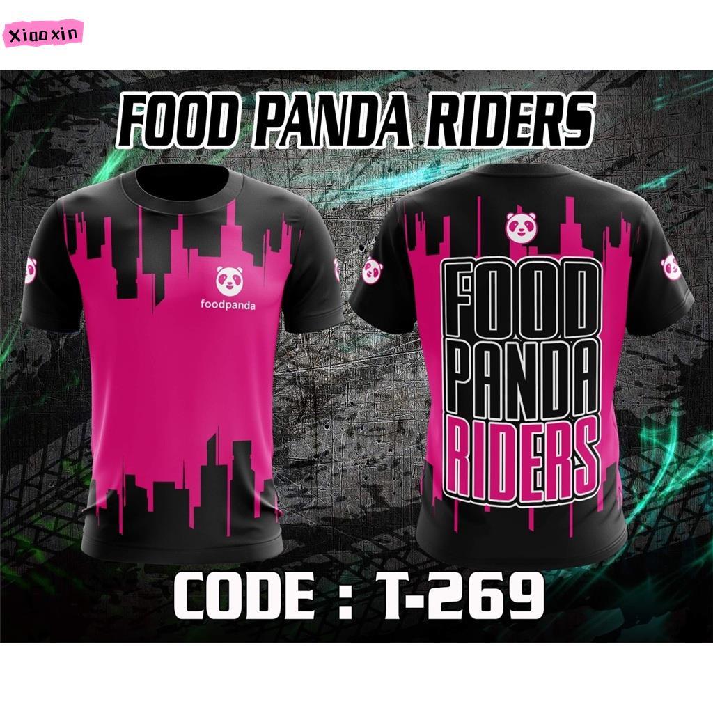 Футболка Foodpanda с полной сублимационной 3D-печатью, дышащая футболка, летняя футболка с коротким рукавом/SX