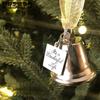 Christmas Angel Wing Decorative Bells Delicate Wind Chime Bell Soothing Sounds and Durable Metal Construction for Christmas Tree Decorations