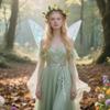 Костюм крыльев бабочки для феи Joyasslly Цветок Идеально подходит для школы и Рождества Крылья, Косплей, Дети, Девочки, Принцесса, Тинкербелл, Фея,