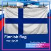 FLAGoal 3x5 футов Флаг Финляндии Высококачественное Знамя Красивый Сине-Белый Крест Национальный Флаг для Украшения Дома и Сада