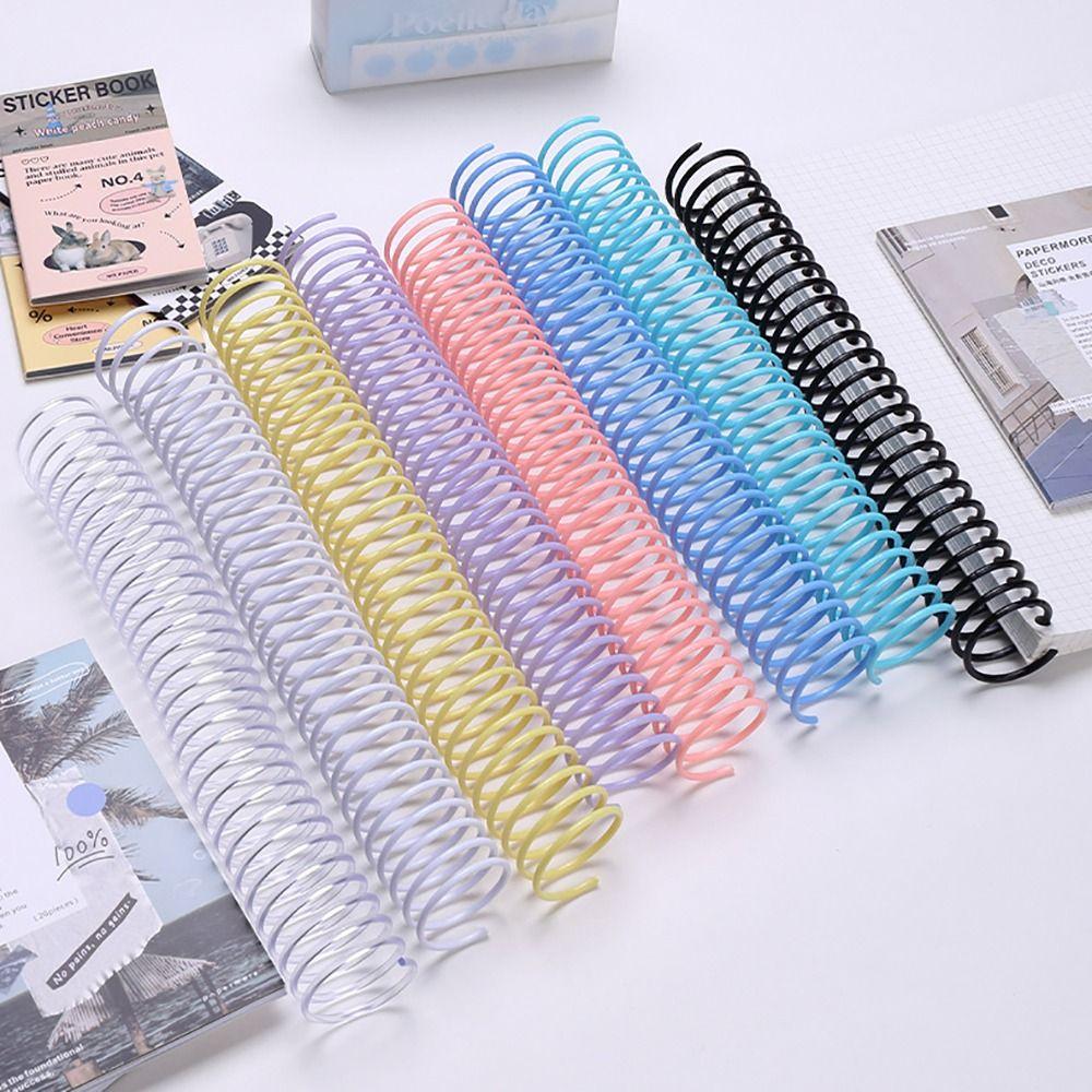 5PCS Plastic Loose-leaf Binding Strip Diameter 16/35MM Binding Rings Binding Supplies