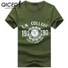 Summer Short-sleeved T-shirt Men's O-neck Trend Bottom Shirt