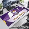 Custom Name Text Mouse Pad Anderlecht FC logo Personalized Desk Pad For Work And Gaming