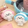 Chubby Plush Seal Pendant Kawaii Stuffed Doll Pendant Cute Fuzzy Seal Keychain  Kids