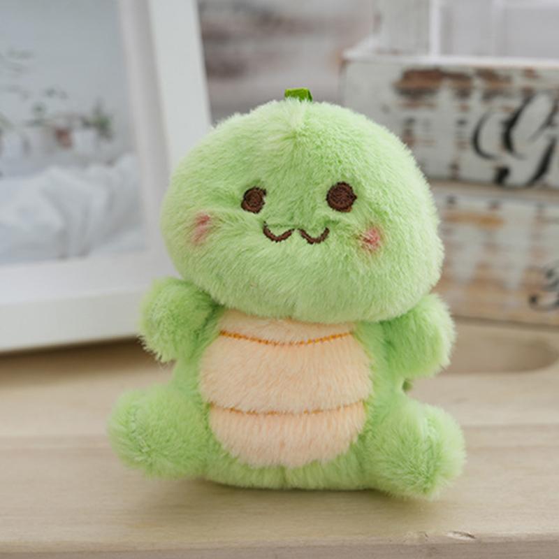 Creative Cute Turtle Toy Keychain Cartoon Novelty Turtle Pendant Keyrings Exquisite Backpack Decoration Accessories Gifts