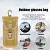 Портативная сумка для хранения очков с пряжкой, тактический контейнер для солнцезащитных очков для женщин и мужчин, жесткая сумка для путешествий на открытом воздухе, для очков