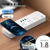 Беспроводная зарядная настольная сетевая розетка с 3 USB и 3 AC розетками, штепсель CN (адаптер в комплекте)