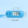 Table Time Display Electronic Watch Keyring Oval Watch Mini LED Digital Clock  Quiet Test