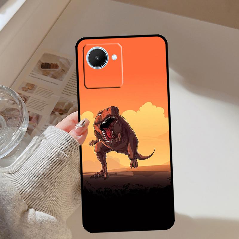 Tyrannosaurus T Rex Dinosaur For Realme 14 10 11 12 13 Pro Plus GT 7 Pro 6 5 GT 6T C67 C61 C55 C53 C51 C21Y C25S C75 Case