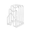 Groove Design Cutting Board Rack Anti-slip Wrought Lron Drying Stand Pot Lid Organizer Kitchen Utensil