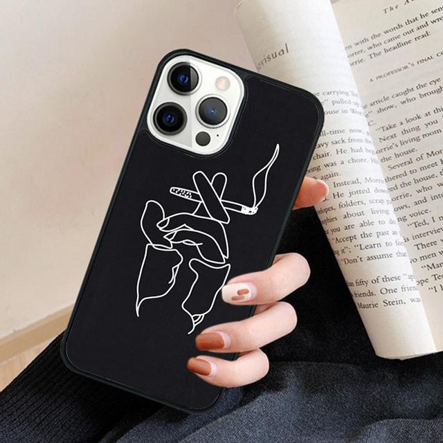 2020 Художественный узор Цветочная Девочка Чехол для телефона Для iPhone 17 Air 16 15 14 Plus для apple 16 11 12 13 Pro Max coque