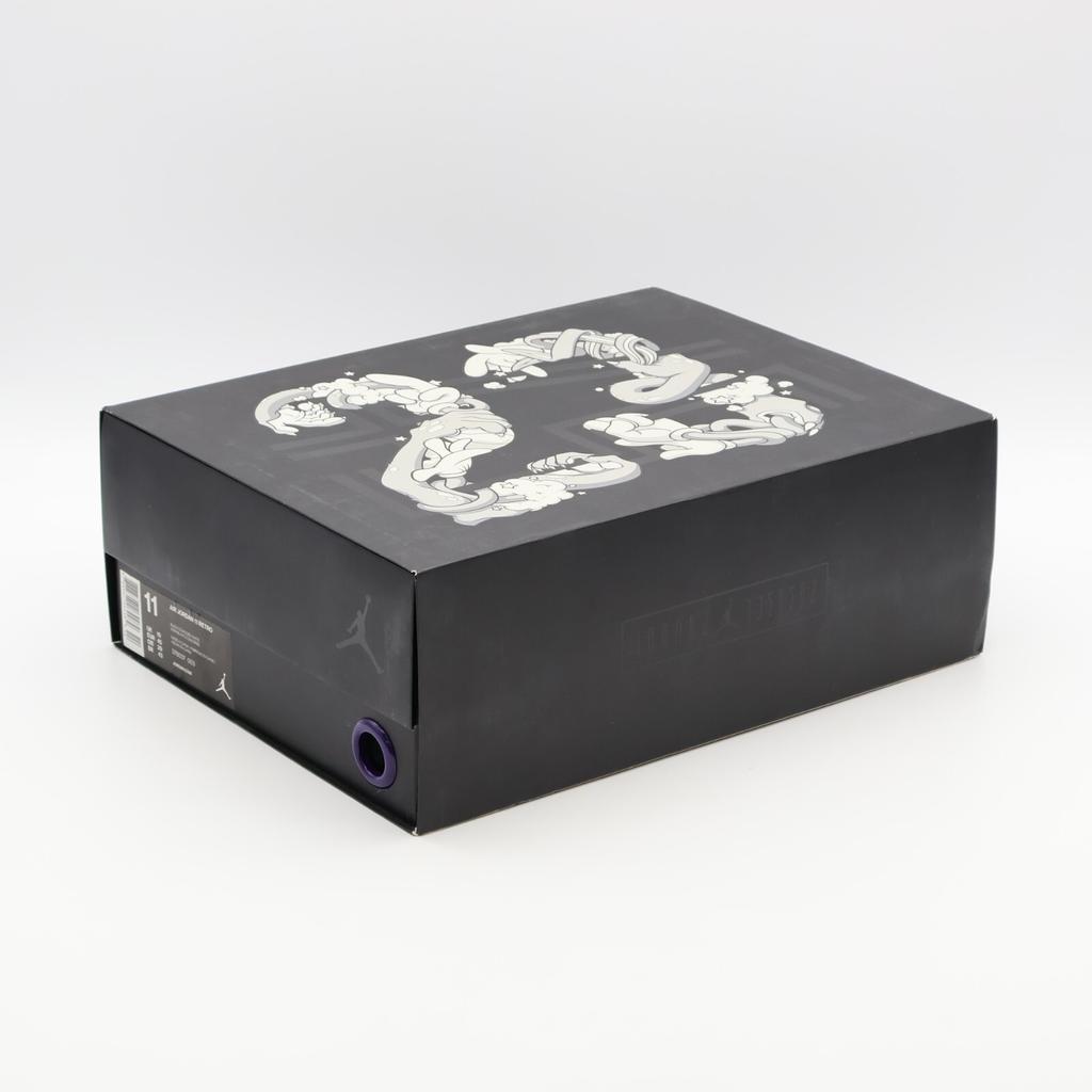 378037-003 Nike Air Jordan 11 Retro Space Jam Черный Темно-Конкордовый Белый (Мужской)