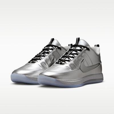 Мужские кроссовки Nike Book 2 Баскетбольные кроссовки Унисекс Низкие Серебристые