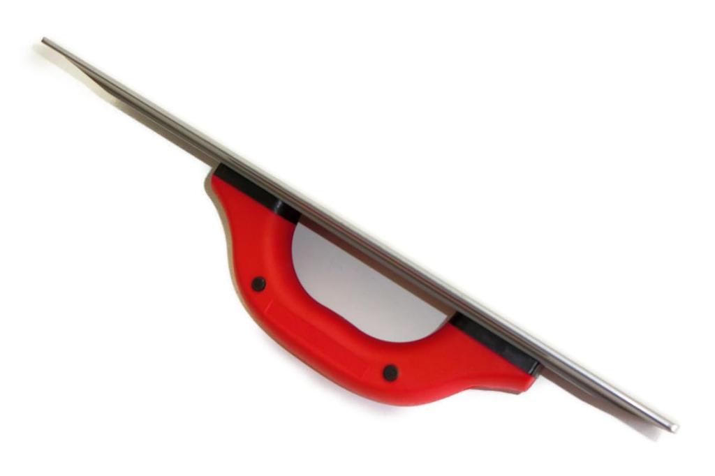 Domaya Supervised Concrete Magnesium Float X TPR for Concrete Finishing Trowel, Trowel, U-Style (405mm 89mm, Handle)