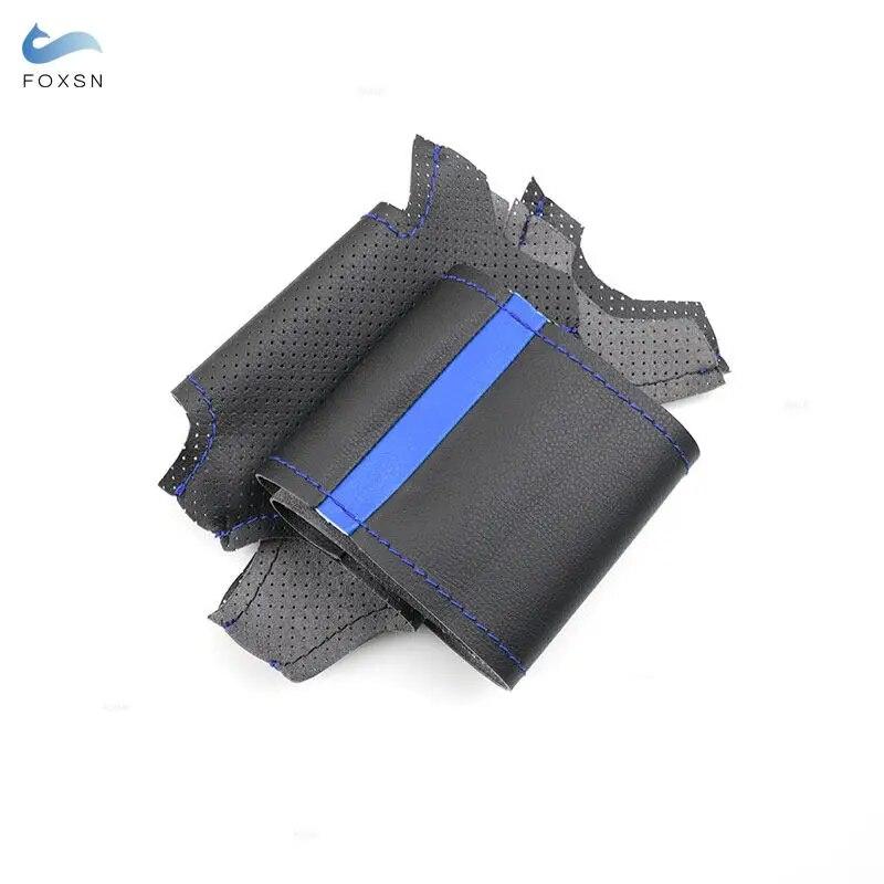 Braid Steering Wheel For Mini Hatchback Clubman Clubvan Convertible Coupe Roadster 3-Spoke Car Steering Wheel Leather Cover Trim