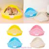 Small Animal Potty Trainer Corner Toilet Pet House Corner Litter Box Corner Litter Tray for Hamster Chipmunk