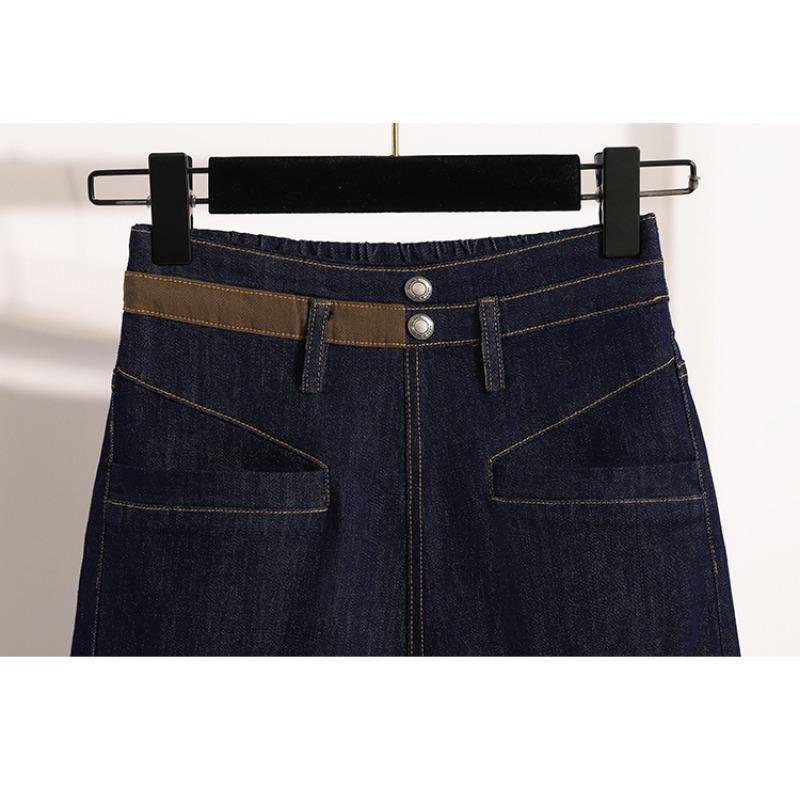 DIMANAF 2025 Новые женские шорты больших размеров Летние свободные джинсовые шорты Базовые с высокой посадкой Однотонные брюки Эластичная талия