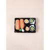 Salmon Sushi Mid-Calf Socks Gift Set - Fun Cotton Food Socks for Couples