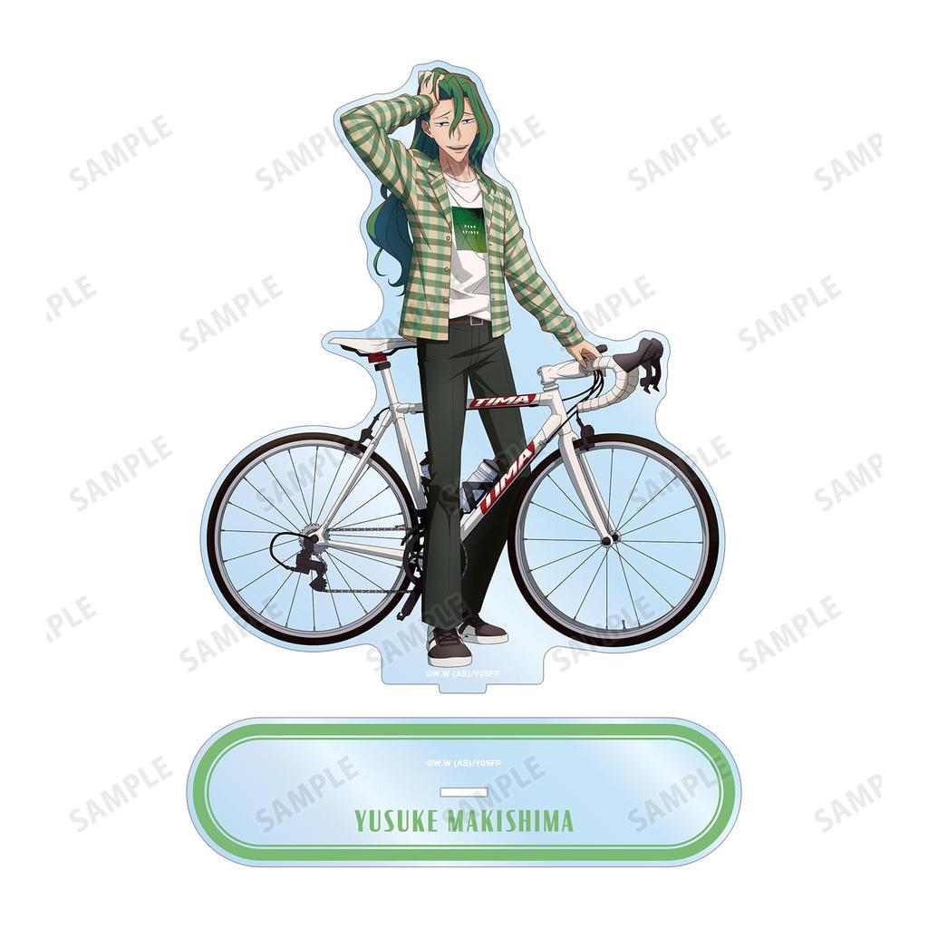 Yowamushi Pedal LIMIT BREAK Original Yusuke Makishima Casual Clothes X Road Bike Extra Large Acrylic Stand Illustration Ver.