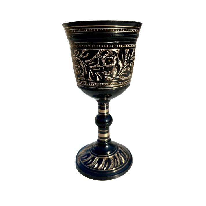 Royal Wine Goblet Solid Brass Handmade Premium Wine Cup Medieval Decor Goblet