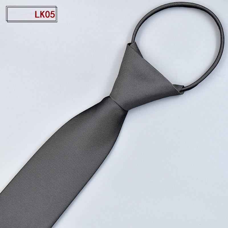 Мужской благородный галстук для свадебной вечеринки, деловые официальные костюмы, модный удобный предварительно завязанный галстук на молнии, узкий галстук