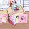 100Pcs For Wedding Self-adhesive Bags Small Biscuit 7x7+3cm Baked Candy Bag Cookie Food Packaging Plastic Bag Transparent Party Decor Handmade
