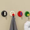 Adhesive Wall Hook No Drill Hook Strong Load-bearing Capacity Hanging Hook for Bathroom Kitchen Renters